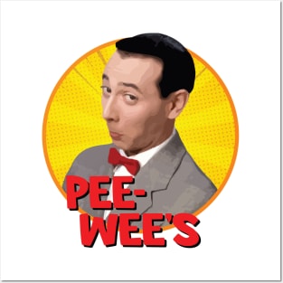 Pee-Wee's Beautiful Yellow Color Background Posters and Art